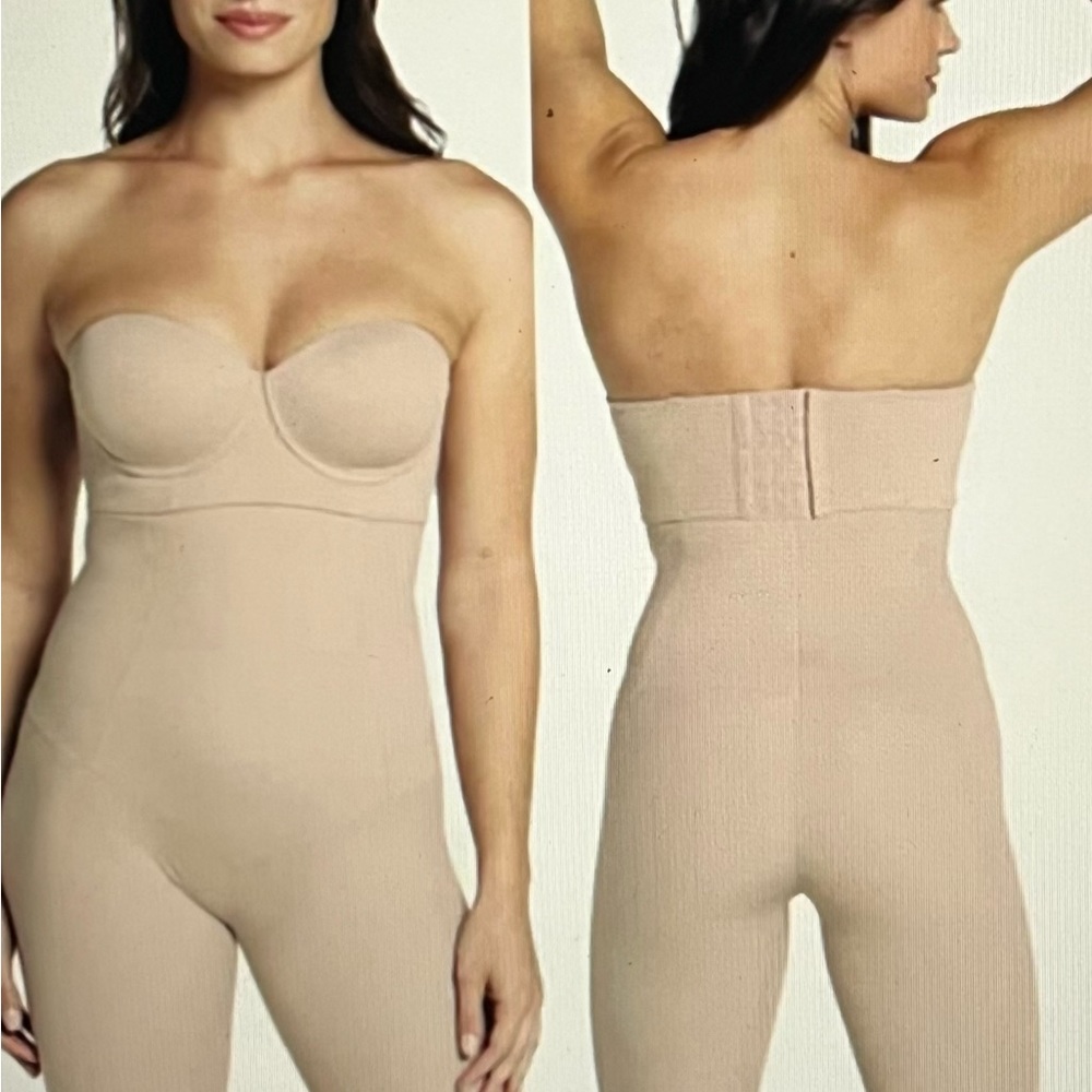 LEONISA Shapewear NWT Contour Pro Extra High Waisted Firm Shaper Short Small